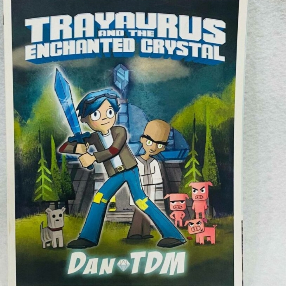 NFS Minecraft DanTDM Enchanted Crystal Book Graphic Novel